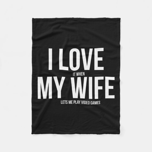 Funny Father's Day Video Game Dad  Fleecefilt (Framsidan)