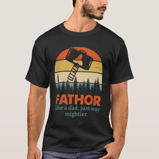 Funny Fathor Definition Essential T-Shirt (Framsida)