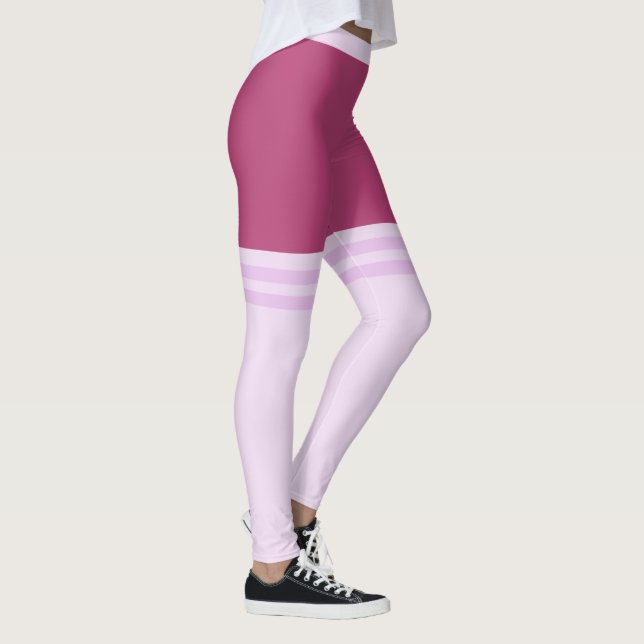 Funny Faux Overknee Socks Lila Leggings (Höger)