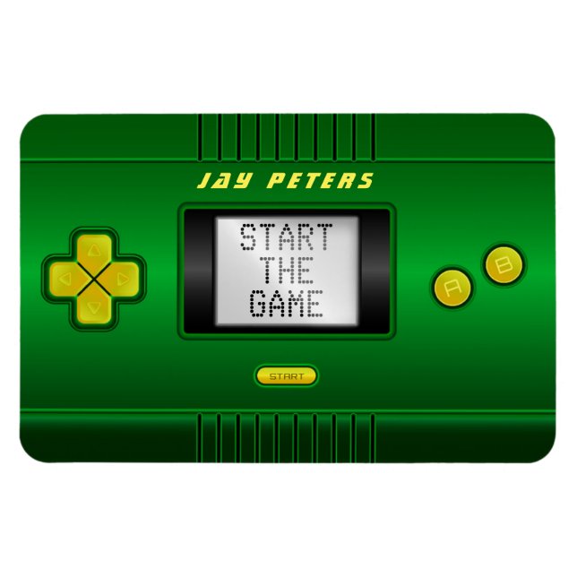 Funny faux-spelkonsolretro magnet (Horisontell)