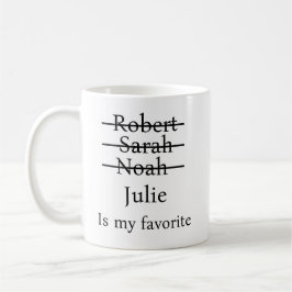 Funny Favorite Child Mors dag Gift Kaffemugg