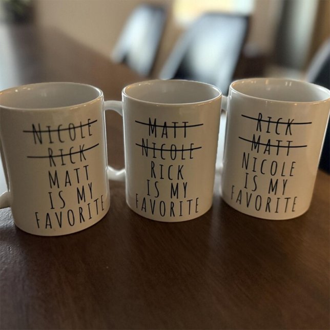 Funny Favorite Child mug,Personalized Dad Mug Kaffemugg (Skapare uppladdad)