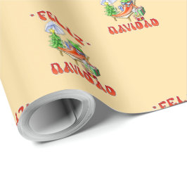 Funny Feliz Navidad Cute jul Chili Presentpapper