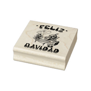 Funny Feliz Navidad Cute jul Chili Stämpel