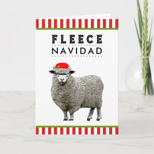 Funny Feliz Navidad Helgkort (Framsida)