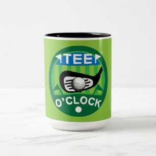 Funny Female Golfers Pros Golfing Fanatics Sports Två-Tonad Mugg