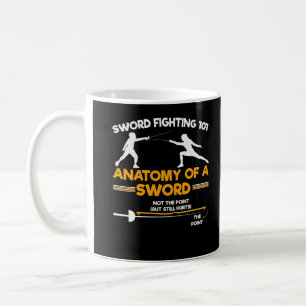 Funny Fencer Humor Sword Sports Fencer Kaffemugg