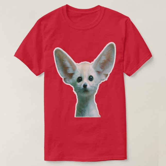 Funny Fennec Fo Meme 2038 T Shirt (Design framsida)