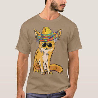 Funny Fennec Fo Sombrero Meican Sunglass Fennec Fo T Shirt