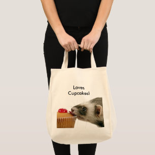 Funny Ferret Kärlek Muffinss Photo Tygkasse