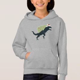Funny Festive Dino Christmas T Shirt
