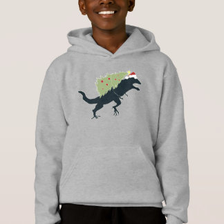 Funny Festive Dino Christmas T Shirt