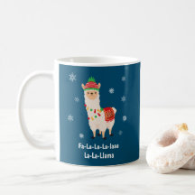 Funny Festive Llama Pun-jul