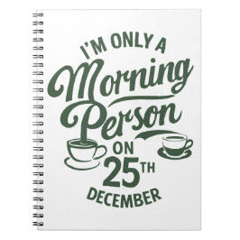 Funny Festive Notebook Anteckningsbok