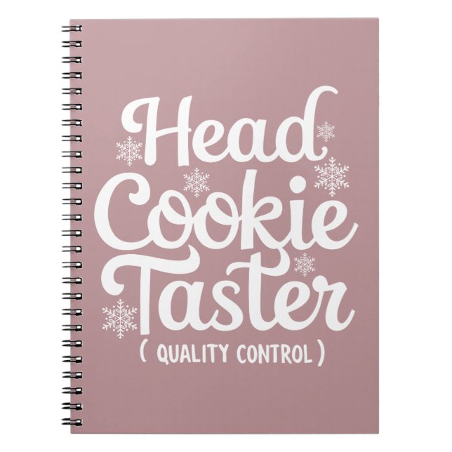 Funny Festive Notebook Anteckningsbok (Framsidan)