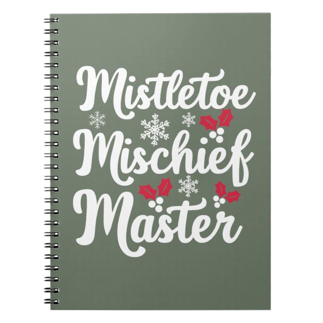 Funny Festive Notebook Anteckningsbok (Framsidan)
