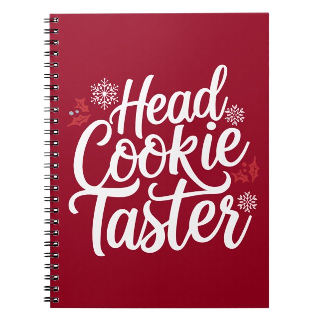 Funny Festive Notebook Anteckningsbok (Framsidan)