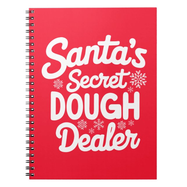 Funny Festive Notebook Anteckningsbok (Framsidan)