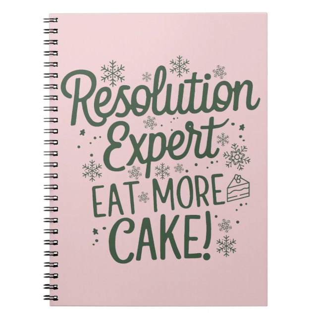 Funny Festive Notebook Anteckningsbok (Framsidan)