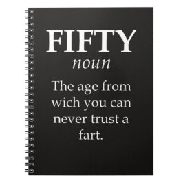 Funny Fifty Birthday Gifts Humor 50 Years Old 50th Anteckningsbok
