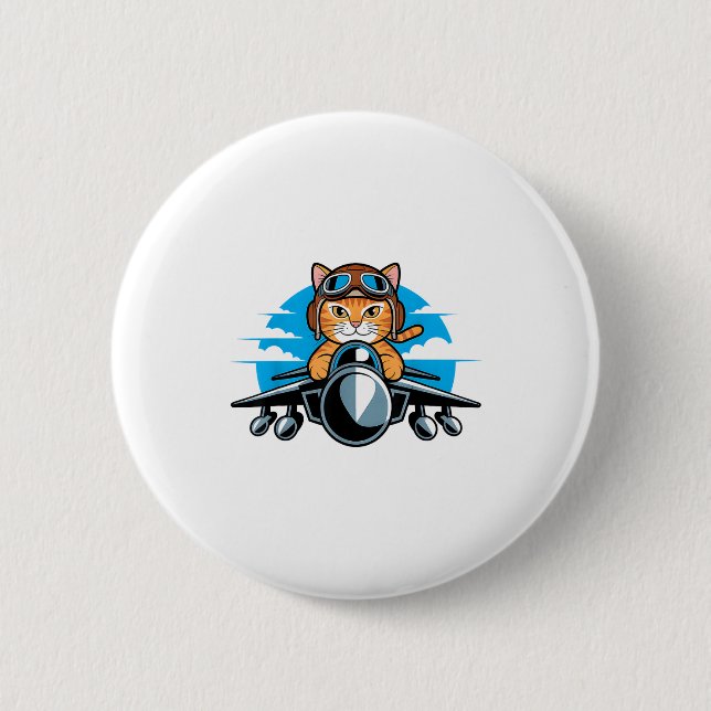 Funny Fighter Jet Cat Lot Aviation Humor For Cat L Knapp (Framsida)