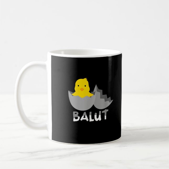 Funny Filipino Balut Kaffemugg (Vänster)