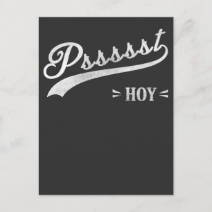 Funny Filipino Psst Hoy Distress Script Gift Vykort
