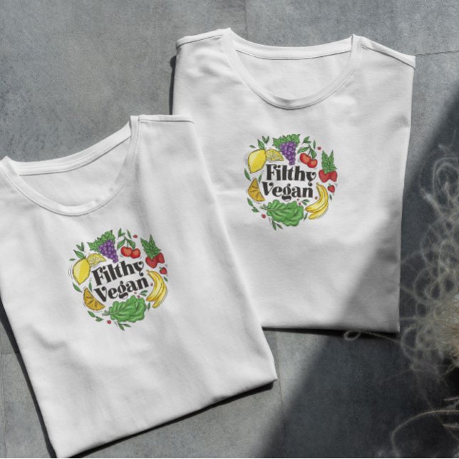 Funny Filthy Vegan T Shirt (Skapare uppladdad)