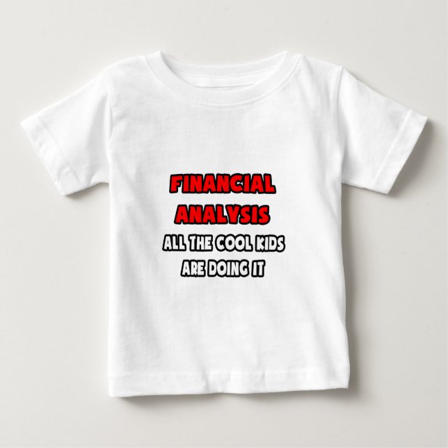 Funny Financial Analyst Shirts Tee (Framsida)
