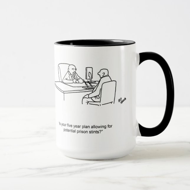 Funny Financial Humor Mugg (Höger)