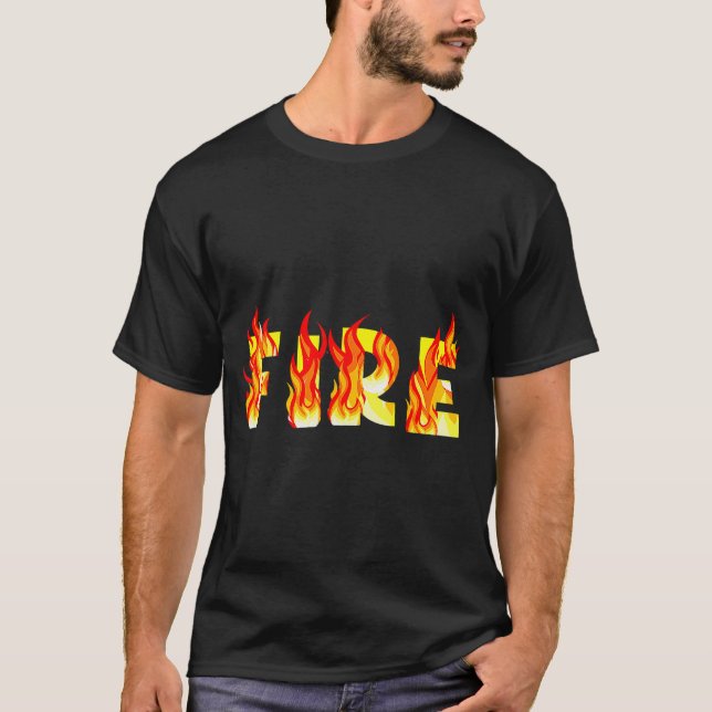 Funny Fire And Ice Fire Couple Diy Costume Hallowe T Shirt (Framsida)