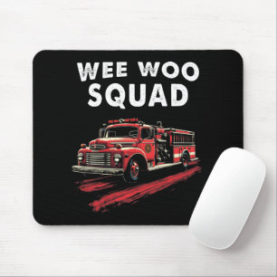 Funny Firefighter Art Fire Lastbil Fireman Musmatta