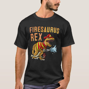 Funny Firefighter Art för barn Småbarn Fireman Fi T Shirt