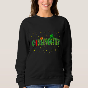 Funny Firefighter Jobs St Patrick Day Leopard Pl T Shirt