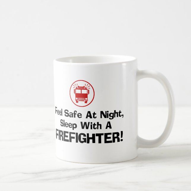 Funny Firefighter Kaffemugg (Höger)