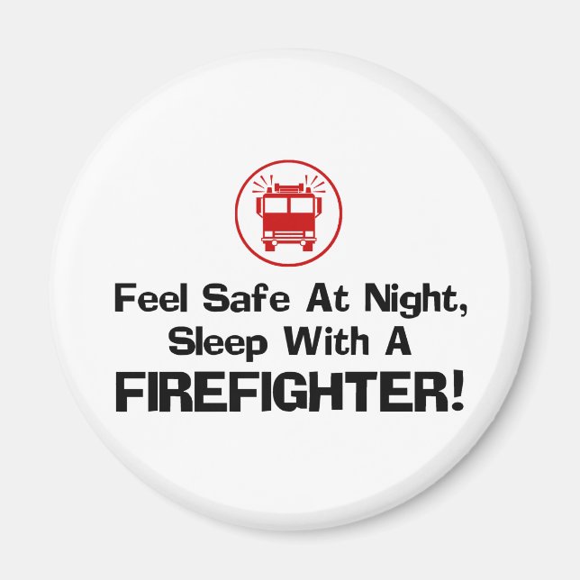 Funny Firefighter Magnet (Framsidan)