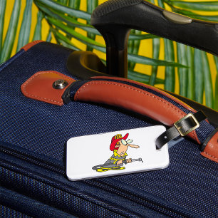 Funny Firefighter med Akutet Responder Bagagebricka
