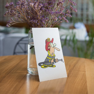 Funny Firefighter med Akutet Responder Inbjudningar