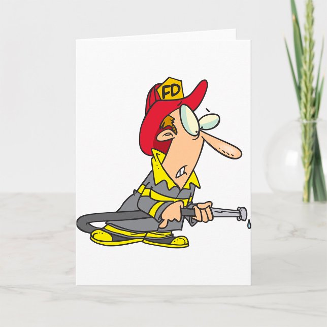 Funny Firefighter med Akutet Responder Kort (Skapare uppladdad)