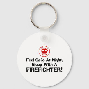 Funny Firefighter Nyckelring