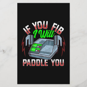 Funny FireFighter-polisdefibrillator Brevpapper