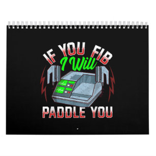 Funny FireFighter-polisdefibrillator Kalender