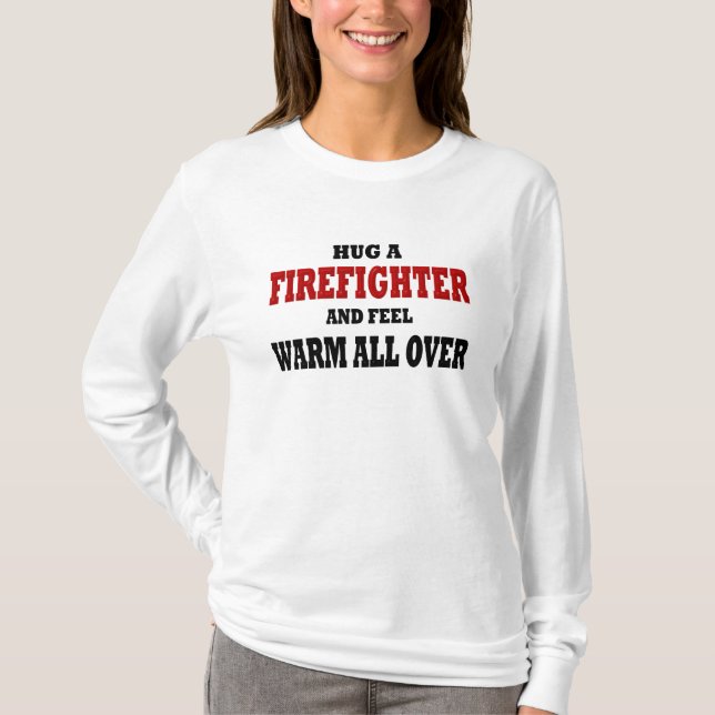 Funny Firefighter Tee (Framsida)