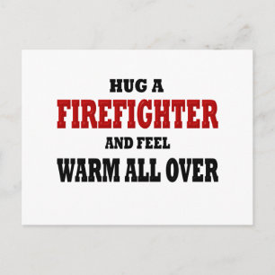 Funny Firefighter Vykort