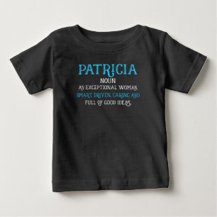 Funny First Namn Gift for Patricia Definition Gift T Shirt
