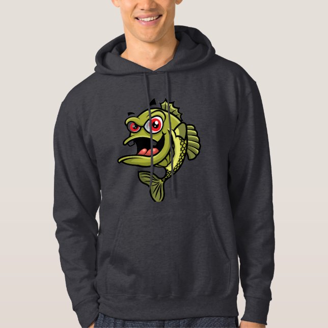 Funny fish hoodie (Framsida)