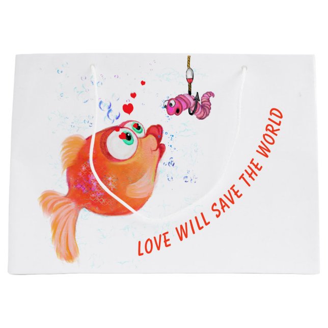 Funny Fish och Mask Gift Bag (Framsidan)