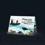 Funny Fisherman Birthday Card Kort<br><div class="desc">Den här är perfekt för fiskaren! Det får dig att le.

Det finns också gömt föremål runt kortets insida. Njut av att hitta dem alla!</div>