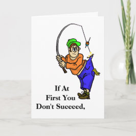 Funny Fisherman Pension Card Kort