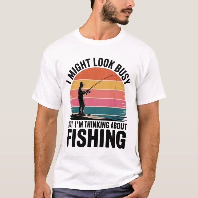 Funny Fisherman T-Shirt (Framsida)